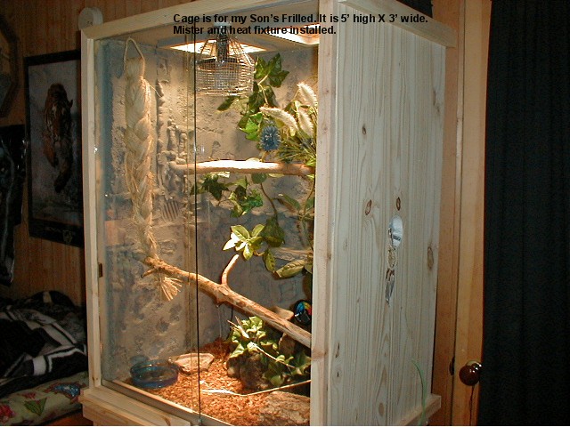 How To Build Enclosures For Reptiles Custom Snake Cages Arboreal Keeping Cage Info Homemade Reptile
